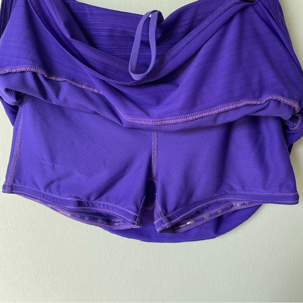 Athleta Purple Layered Mini Skirt (Size XS) - Picture 6 of 7